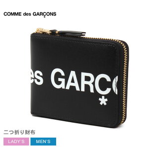 �R���f�M�����\�� HUGE LOGO WALLET ���z �����Y ���f�B�[�X �u���b�N �� COMME des GARCONS SA7100HL �R���p�N�g���z ��܂� ���U�[ �J�[�h���� ���� ���v �{�v �u�����h �V���v�� ������� �M�t�g �v��