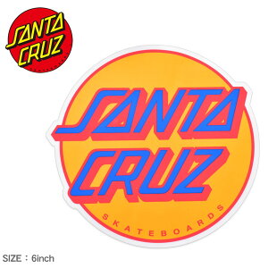 �ySALE��max18���I�t�I�z�y�l�R�|�X�z���z�T���^ �N���[�Y �X�e�b�J�[ SANTA CRUZ OTHER DOT STICKER 6IN �����Y ���f�B�[�X �I�����W �u���[ 88281772 ���S �V�[�� �X�P�[�g�{�[�h �X�P�{�[ �X�|�[�c �A�E