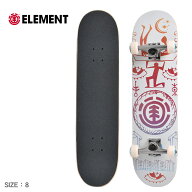 【6/8〜★タイムセール】エレメント スケートボード メンズ レディース HIERO コンプリートデッキ 8 ELEM…