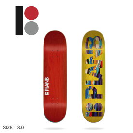 【ラッピング対象外】 プランビー TEAM KOOGIE 8.0X31.75 DECK デッキ メンズ レディース 赤 レッド イエロー PLAN B PBDE0022A076 スケート スケートボード スケボー デッキ ストリート マルチカラー ロゴ