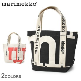 マリメッコ CARRIER MINI MARIMERKKI トートバッグ トートバッグ ブラック 黒 レッド 赤 MARIMEKKO 92250 鞄 カバン ランチトート ミニバッグ 北欧 おしゃれ ロゴ かわいい ブランド 通勤 通学 弁当 ランチバッグ プレゼント ギフト 贈り物