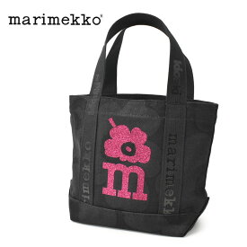 マリメッコ CARRIER MINI UNIKKO トートバッグ トートバッグ ブラック 黒 ピンク MARIMEKKO 92481 鞄 カバン ランチトート ミニバッグ 北欧 おしゃれ かわいい ブランド 通勤 通学 弁当 ランチバッグ プレゼント ギフト 贈り物 ウニッコ|slz|