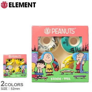 Gg EB[ Y fB[X s[ibc XNAbh 52mm ELEMENT PEANUTS SQUAD 52mm BB027 S JX^ XP[g{[h XP{[ X|[c Xg[g G PEANUTS Xk[s[ ybs