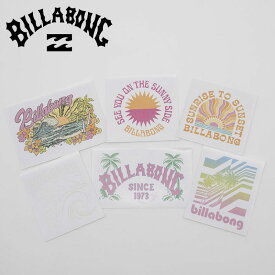 【ゆうパケット配送】 ビラボン サンド アンド サン ステッカー ステッカー メンズ レディース BILLABONG SAND AND SUN STICKERS BD013960 プリントステッカー シール グラフィック サーフィン サーファー サーフボード プリント ステッカーパック