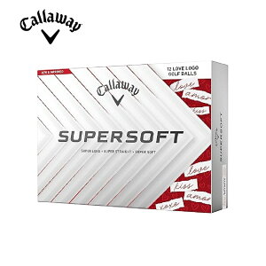 yʌzLEFC(Callaway) St{[ SUPERSOFT 25 1_[X(12) 2s[X\ zCg LOVE LOGO