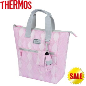 【在庫限り】サーモス 保冷ラウンドトートバッグ（容量：約5.6L）THERMOS REU-001 ピンク ゴルフ スポーツ 国内正規品