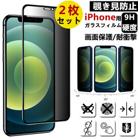 iPhone 13 iPhone 13 Pro 用 2枚覗き見防止ガラスフィルム