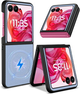 �y100�~�N�[�|��12.19���zMotorola moto Razr 50 Ultra �P�[�X Razr50 / Razr50S / Razr60 / Razr50d M-51E �P�[�X �N���A MagSafe�Ή� ���g���[�� ���[�U�[50 �E���g�� �J�o�[ ���C�����X�[�d�Ή� �܂肽���݌^ PC ����