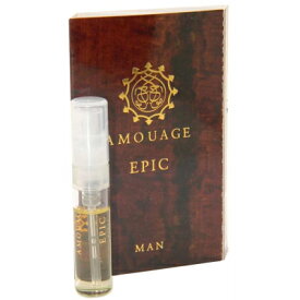 アムアージュ エピック マン オードパルファン お試しチューブサンプル 2ml【Amouage Epic Man EDP 2ml Vial Sample New With Card】