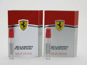 tF[ XN[fA I[hg `[uTv 2Zbg 2x1.5mlyScuderia Ferrari for Men EDT Vial Sample 1.5ml (Lot of 2)z