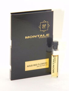 �����^�� �E�[�h ���b�h �t�����[�Y �I�[�h�p���t�@�� �������`���[�u�T���v�� 2ml�yMontale Aoud Red Flowers Eau De Parfum Vial Sample 2ml New With Card�z