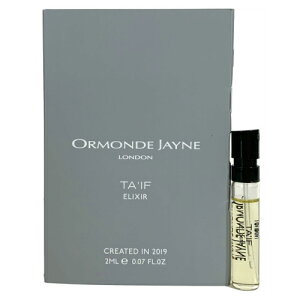 オーモンド ジェーン タイフ エリクシール お試しチューブサンプル 2ml【Ormonde Jayne Ta’if Elixir Vial Sample 2ml】