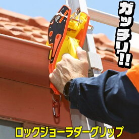 ロックジョー ラダーグリップ はしご 梯子 固定 クランプ ロックジョーラダー ラダー ハシゴ はしご固定 雨樋 取り付け 取付 転落防止 はしご 固定具 安全 安定 器具 Lock Jaw Ladder Grip 日本正規品 日本語対応 国際特許取得