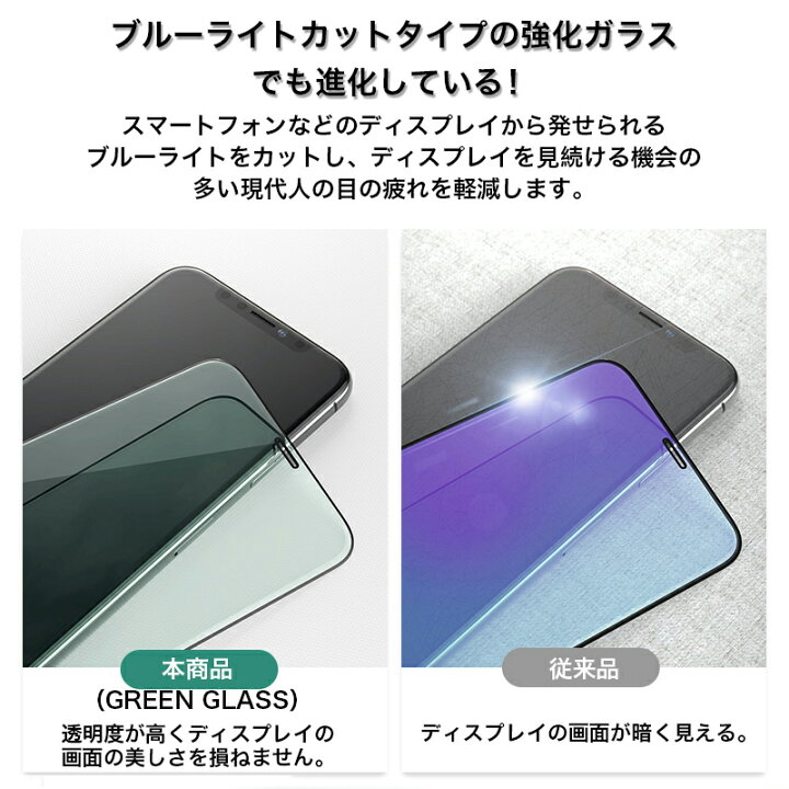 楽天市場】充電ケーブル付 iPhone12 Pro Max ブルーライトカット 