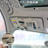 サンバイザーポケット 収納 サンバイザーホルダー サンバイザーケース 車内用品 収納バッグ カーポケット…