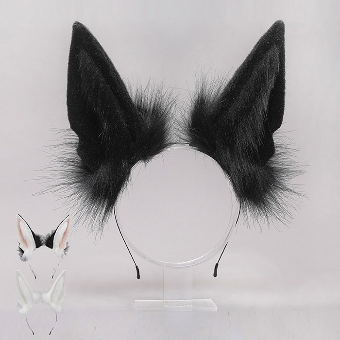 一流の品質 猫耳 カチューシャ コスプレ小道具 もふもふ耳 猫 ねこ 犬 イヌ 狼 きつね 動物の耳 コスプレ 仮装 衣装