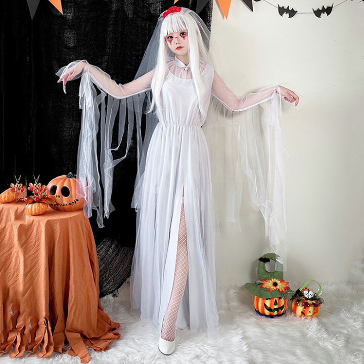 楽天市場】ハロウィン コスプレ レディース 花嫁 仮装 衣装 大人 