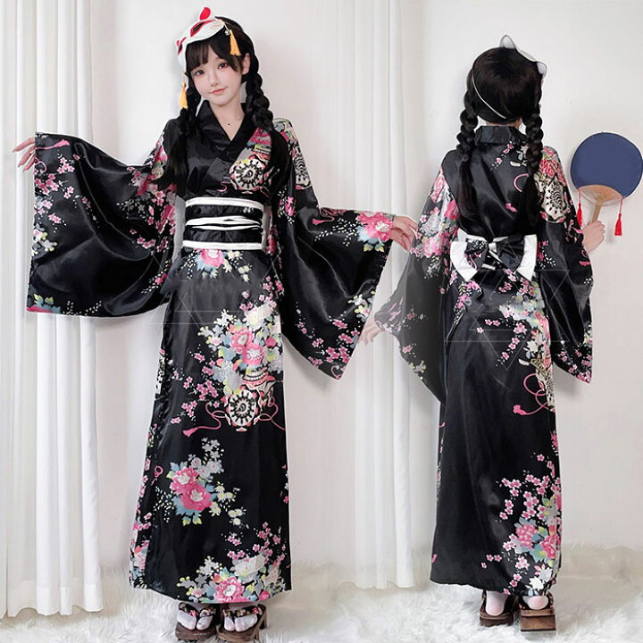楽天市場】ハロウィン コスプレ 和服 着物 コスプレ 袴風 衣装 和風