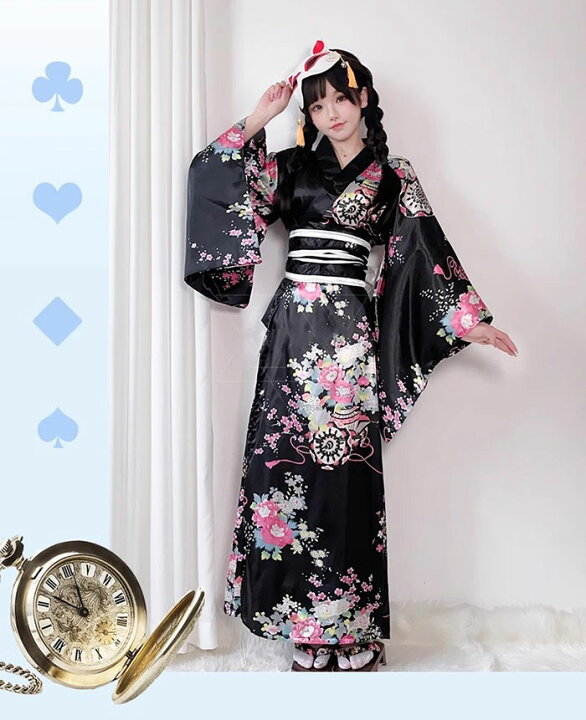 楽天市場】ハロウィン コスプレ 和服 着物 コスプレ 袴風 衣装 和風  