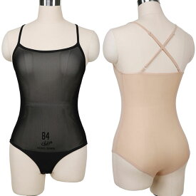 ボディファンデーション シースルーレオタード ベリーダンス衣装 社交ダンス インナー ベリーダンス ボディースーツ ボディーカバー ボディメイク 肌隠し コスプレ コスチューム レディース ストレッチ素材 股開き ボタン式 ベージュ/ブラック