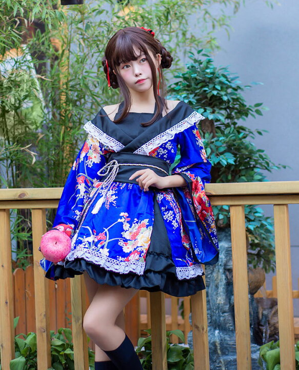 楽天市場】ハロウィン コスプレ 和服 着物 コスプレ 袴風 衣装 和風 