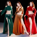 ベリーダンス衣装 セット衣装 華やか 星屑 スパンコール キラキラ おしゃれ ベリーダンス 衣装セット ロング丈 スカー…