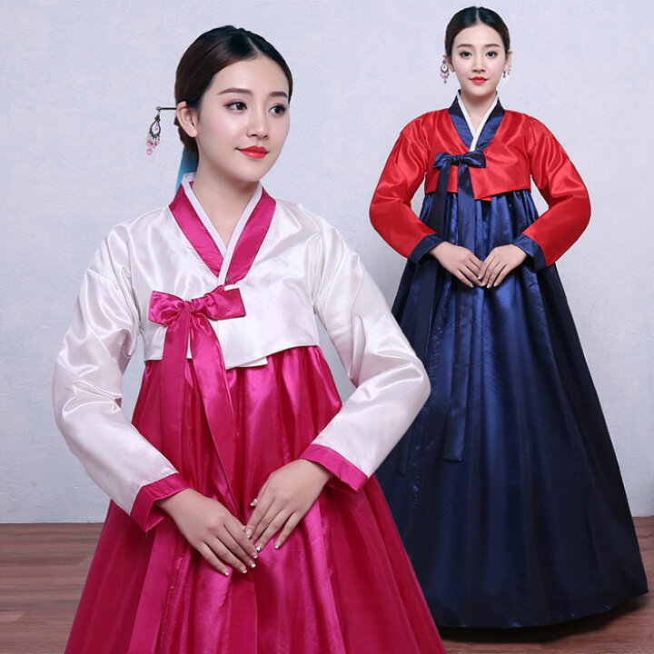 楽天市場】全12色 韓国民族衣装 チマチョゴリ 韓服 S M L XL  
