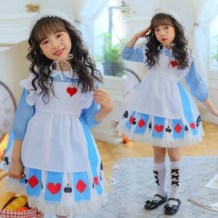楽天市場】ハロウィン 衣装 子供 女の子 アリス衣装 ドレス 子供  