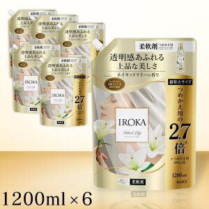 IROKA CJ lCLbh[̍ lߑւ 1200ml × 6܃Zbg