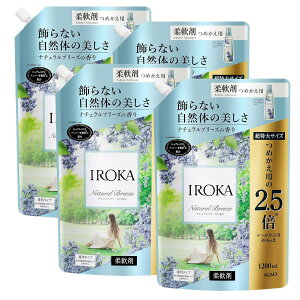 IROKA CJ i`u[Y̍ lߑւ 1200ml × 4܃Zbg