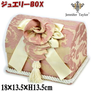ジュエリーボックス 小物入れ ローズ JENNIFER TAYLOR Leone ピンクトランクBOX ジェニファーテイラー 花柄 おしゃれ 収納 収納ボックス アンティーク風 クラシック 雑貨 ヨーロッパ おしゃれ イ