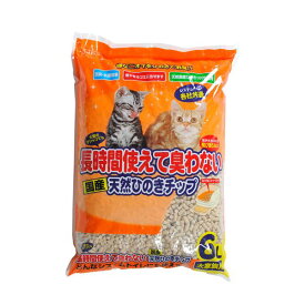 （まとめ）ペットプロ 長時間使えて臭わない 天然ひのきチップ 6L【×2セット】 (猫砂)[21]