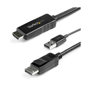 StarTech.com HDMI - DisplayPortϊP[u USBoXp[Ή 2m HD2DPMM2M1[21]