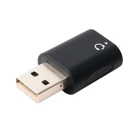 （まとめ） MCO オーディオ変換アダプタ USBポート-3.5mmミニジャック 4極タイプ PAA-U4P 【×3セット】[21]