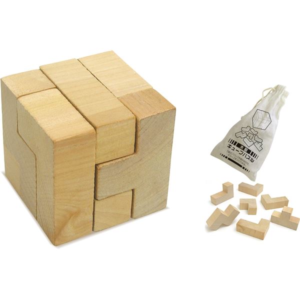 (まとめ)アーテック 木製キューブパズル 【×30セット】　[21] | 雑貨のお店　ザッカル