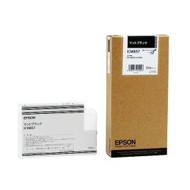 (まとめ) エプソン EPSON PX-P／K3インクカートリッジ マットブラック 350ml ICMB57 1個 【×10セット】[21]