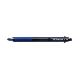 (まとめ) 三菱鉛筆 Jストリーム3色BP SXE340038T.9 透明ネイビー 【×50セット】[21]