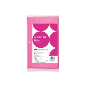 楽天市場】TANOSEE サニタリーバッグ ピンク 1セット（3000枚：50枚×60