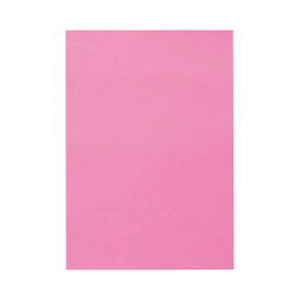 (まとめ) TANOSEE 色画用紙 八つ切 こいもも 1パック（10枚） 【×50セット】[21]