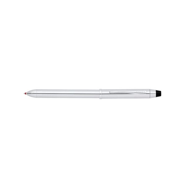 クロス・オブ・ジャパン テックスリー クローム 2色ボールペン1.0mm（黒・赤）+シャープ0.5mm | 雑貨のお店　ザッカル