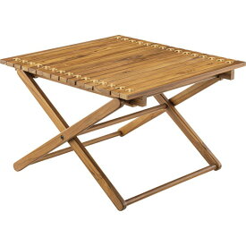 折りたたみテーブル ローテーブル 約幅60cm Sサイズ 木製 本革 フォールディングテーブル 組立式 リビング インテリア家具[21]