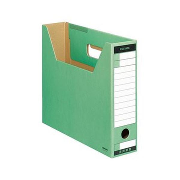 （まとめ）コクヨ ファイルボックス-FS（Tタイプ）A4ヨコ 背幅75mm 緑 A4-SFT-G 1セット（10冊）【×5セット】　[21] |  雑貨のお店　ザッカル