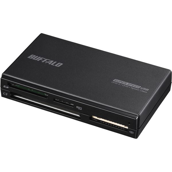 バッファロー UHS-II対応 USB3.0 マルチカードリーダー ストアー BSCR700U3BK 激安セール ブラック