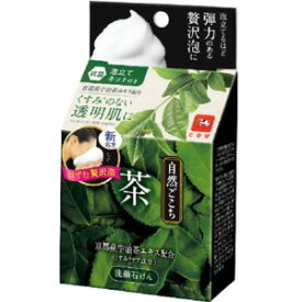 牛乳石鹸 自然ごこち 茶 洗顔石けん 80g