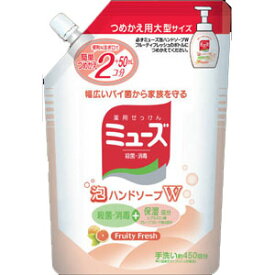 レキッドベンキーザー ミューズ 泡ハンドソープ フルーティーフレッシュ 大型 つめかえ用 450ml