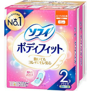 ユニチャーム ソフィ ボディフィット ふつうの日用 羽なし56個