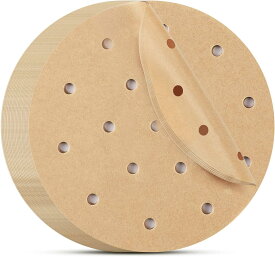 せいろ シート 100枚入り 蒸籠シート 円形 使い捨て 料理用クッキングシー ト 中華セイロ用調理用紙 蒸し器 セイロ用紙-(15/18/20/23/26cm)