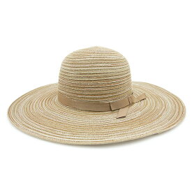 帽子 つば広 ハット 春夏 女優帽 レディース UV対策 HAT ボーダー リボン Flareラインキャペリンハット