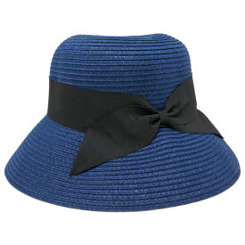 洗えるハット レディース [メール便可] 帽子 たためる 麦わら帽子 夏春 つば広 サイズ調整 女優帽 コンパクト リボン UV対策 洗えてたためるUVつば広ハット