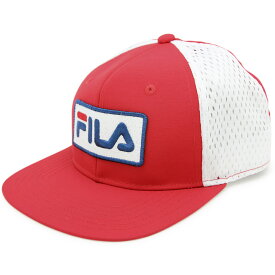 キャップ メンズ 帽子 FILA メッシュキャップ レディース CAP 赤 春夏 秋冬 サイズ調節 FILA(フィラ)スポーツメッシュキャップ